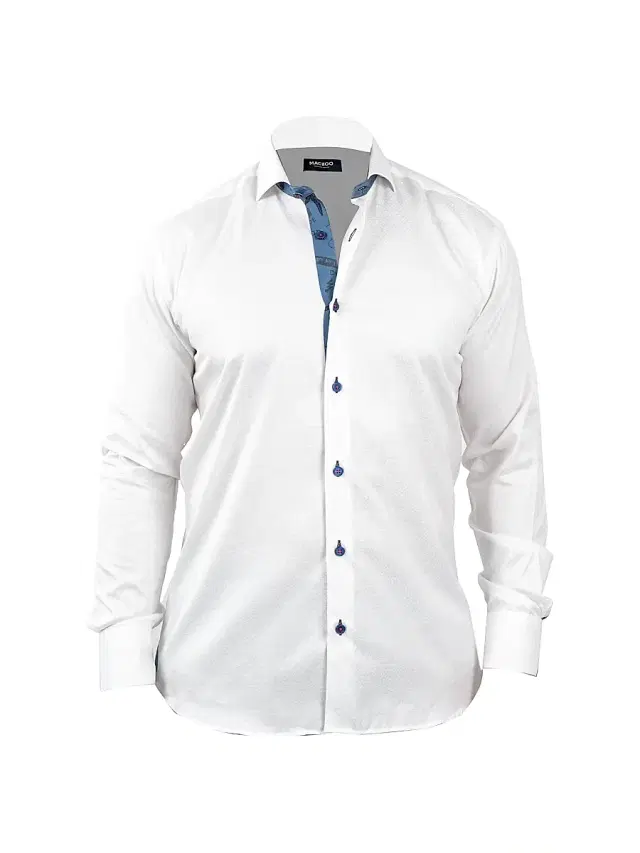 Men's Einstein Jacq Coquillage Shirt - White