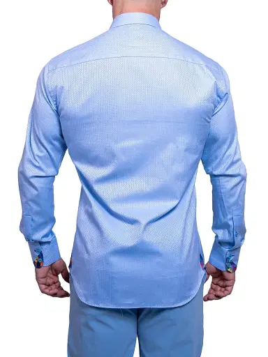 Maceoo Men's Einstein Resistance Shirt - Blue | Thumbnail 4 Maceoo Men's Einstein Resistance Shirt - Blue | Thumbnail 4
