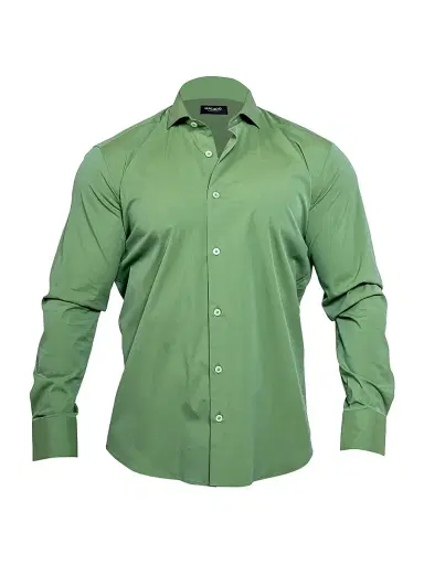 Maceoo Men's Einstein Aristocrat Luxe Stretch Shirt - Green - Size XXXXL | Thumbnail 1