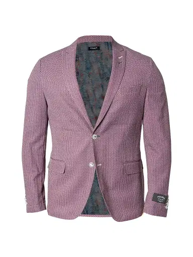Maceoo Men's Unconstructed French Blazer - Red | Thumbnail 1 Maceoo Men's Unconstructed French Blazer - Red | Thumbnail 1