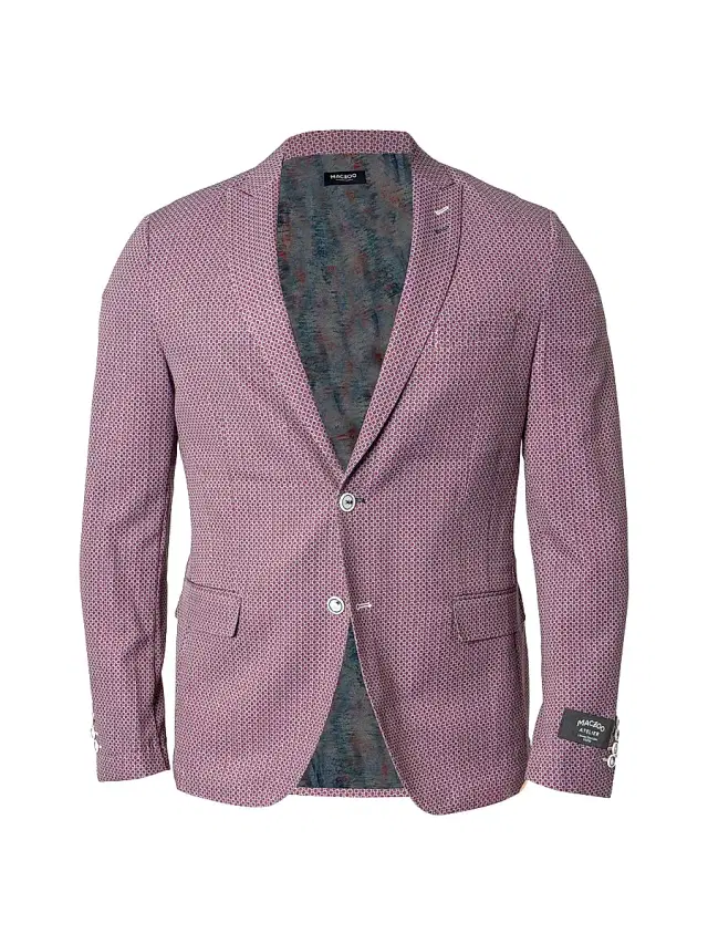Maceoo Men's Unconstructed French Blazer - Red