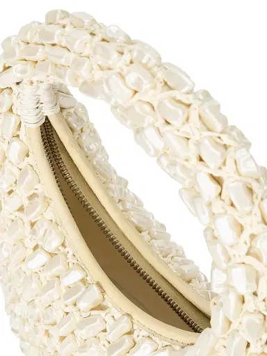 Staud Women's Reef Shell Top Handle Bag - Cream | Thumbnail 4 Staud Women's Reef Shell Top Handle Bag - Cream | Thumbnail 4