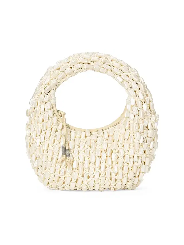 Staud Women's Reef Shell Top Handle Bag - Cream