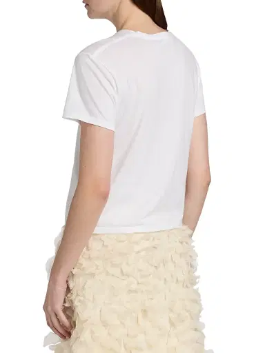 TWP Women's His Jersey Crewneck Tee - White - Size XL | Thumbnail 5
