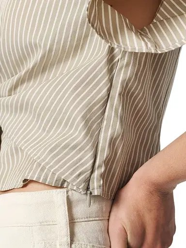 rag & bone Women's Gretchen Striped Poplin Twist Shirt | Thumbnail 5 rag & bone Women's Gretchen Striped Poplin Twist Shirt | Thumbnail 5