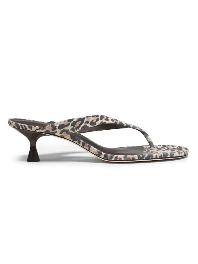 Women's Sophie 50MM Leopard-Print Suede Sandals - Leopard