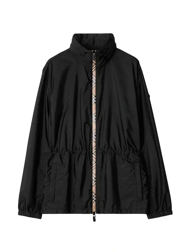 Women's Nylon Short Parka - Black Women's Nylon Short Parka - Black