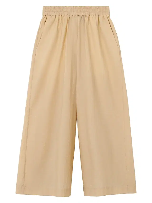 Women's  x Paula's Ibiza Wide-Leg Crop Trousers - Light Beige
