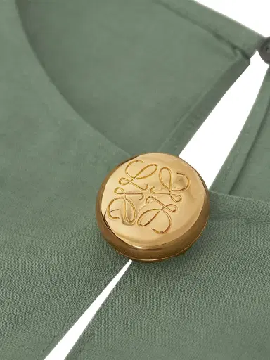 LOEWE Women's x Paula's Ibiza Pebble Pleated Dress - Sage | Thumbnail 7