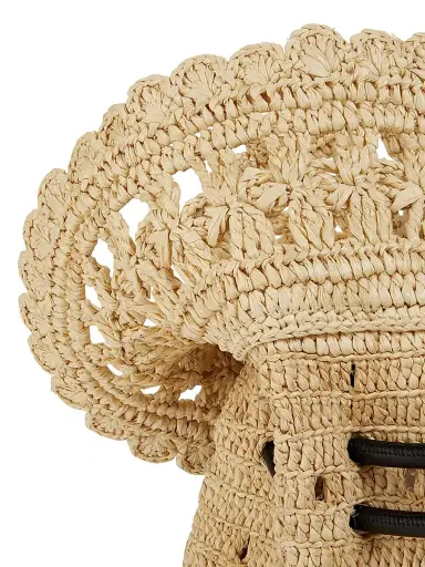 Loewe Women's x Paula's Ibiza Flamenco Raffia Clutch | Thumbnail 7 Loewe Women's x Paula's Ibiza Flamenco Raffia Clutch | Thumbnail 7