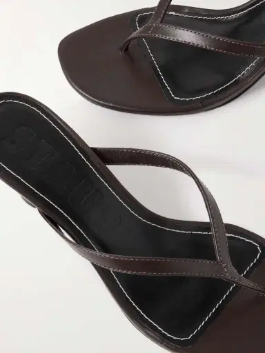 Staud Freja Leather Sandals | Thumbnail 4