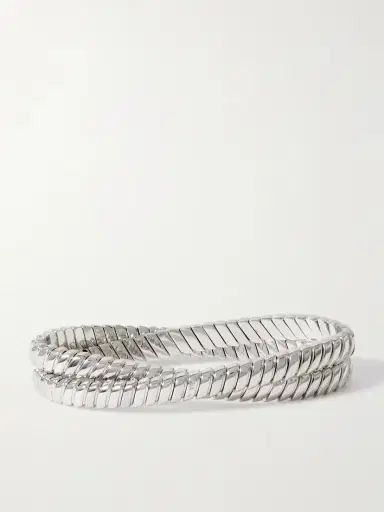 Roxanne Assoulin Double Cobra Silver-tone Bracelet | Thumbnail 3 Roxanne Assoulin Double Cobra Silver-tone Bracelet | Thumbnail 3