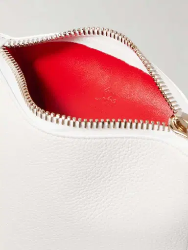 Christian Louboutin Cabata Studded Textured-leather Clutch | Thumbnail 5 Christian Louboutin Cabata Studded Textured-leather Clutch | Thumbnail 5