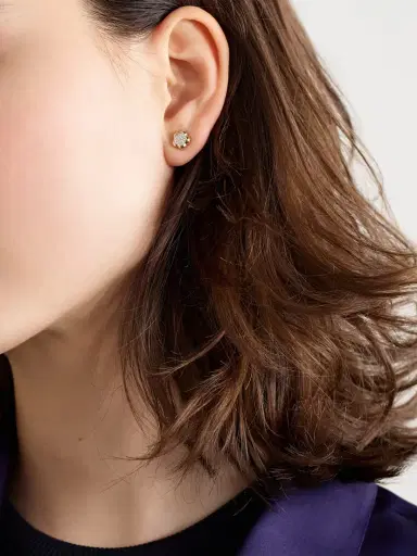 STONE AND STRAND Crosby 10-karat Gold Diamond Earrings | Thumbnail 2 STONE AND STRAND Crosby 10-karat Gold Diamond Earrings | Thumbnail 2