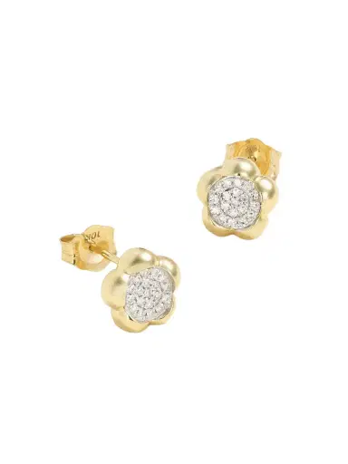 STONE AND STRAND Crosby 10-karat Gold Diamond Earrings | Thumbnail 1 STONE AND STRAND Crosby 10-karat Gold Diamond Earrings | Thumbnail 1