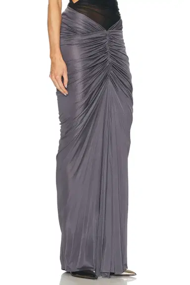 Atlein Ruched Pocket Long Skirt | Thumbnail 2