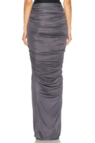 Atlein Ruched Pocket Long Skirt | Thumbnail 4