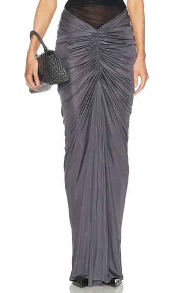 Atlein Ruched Pocket Long Skirt | Thumbnail 1