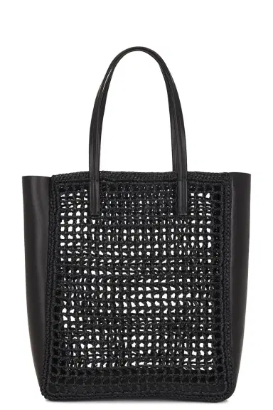 Khaite Zoe Patchwork Raffia Tote Bag | Thumbnail 3 Khaite Zoe Patchwork Raffia Tote Bag | Thumbnail 3