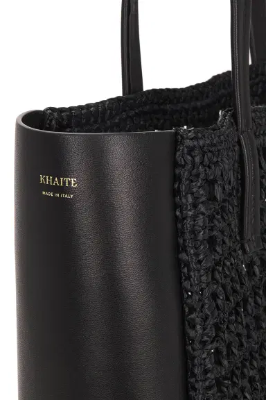 Khaite Zoe Patchwork Raffia Tote Bag | Thumbnail 7 Khaite Zoe Patchwork Raffia Tote Bag | Thumbnail 7