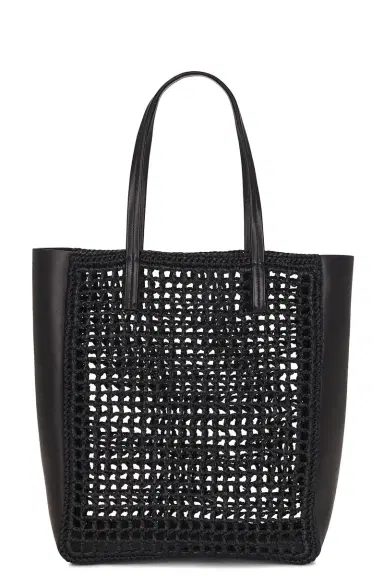 Khaite Zoe Patchwork Raffia Tote Bag | Thumbnail 1 Khaite Zoe Patchwork Raffia Tote Bag | Thumbnail 1