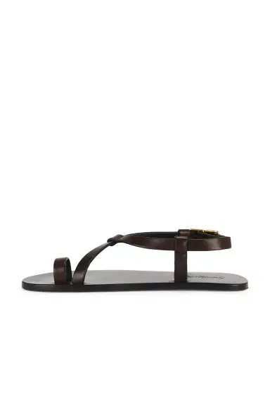 Saint Laurent Party Flat Sandal | Thumbnail 5 Saint Laurent Party Flat Sandal | Thumbnail 5