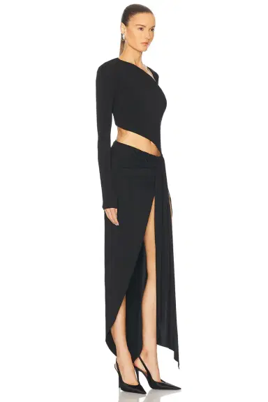 Alexandre Vauthier Asymmetrical Maxi Dress | Thumbnail 2