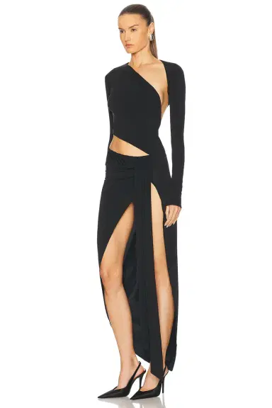Alexandre Vauthier Asymmetrical Maxi Dress | Thumbnail 3