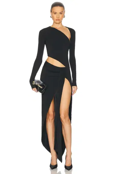 Alexandre Vauthier Asymmetrical Maxi Dress | Thumbnail 1