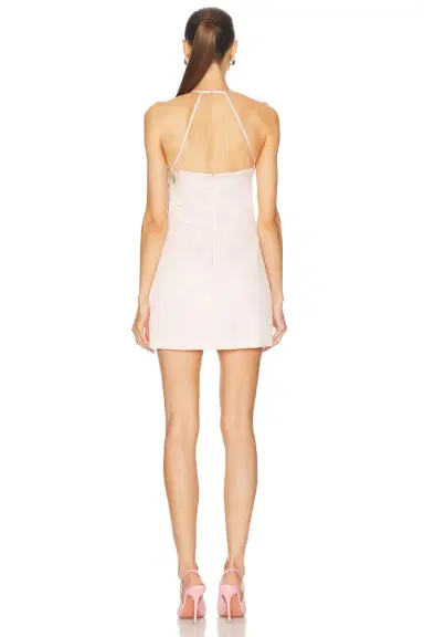BLUMARINE Mini Halter Dress | Thumbnail 4