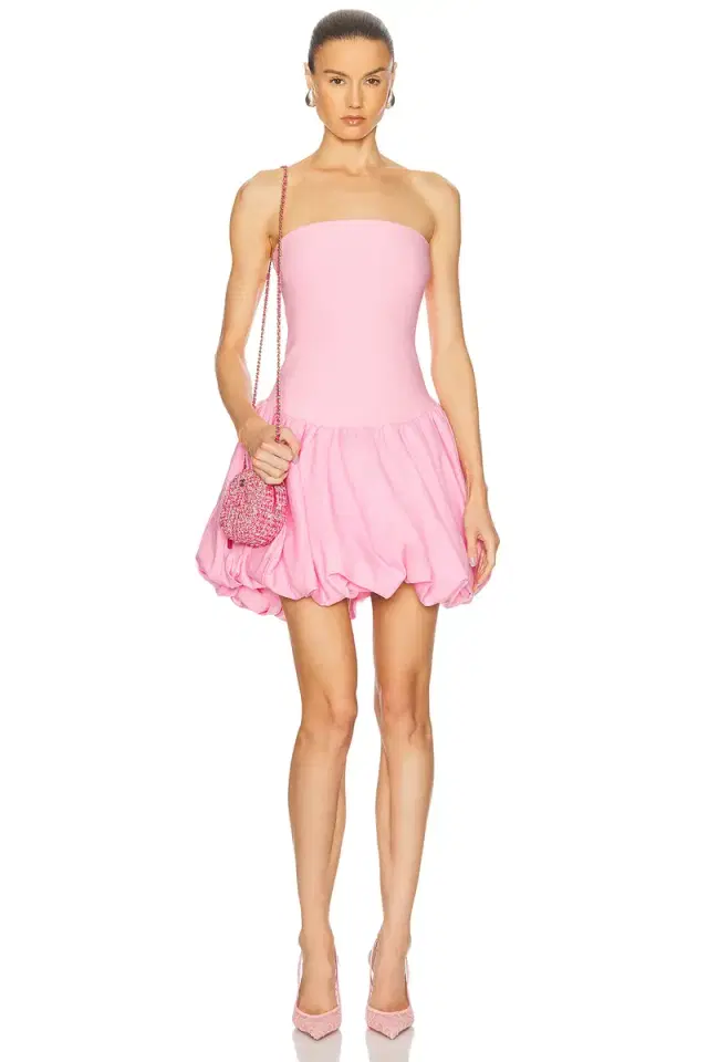 SIMKHAI Pollie Bubble Mini Dress