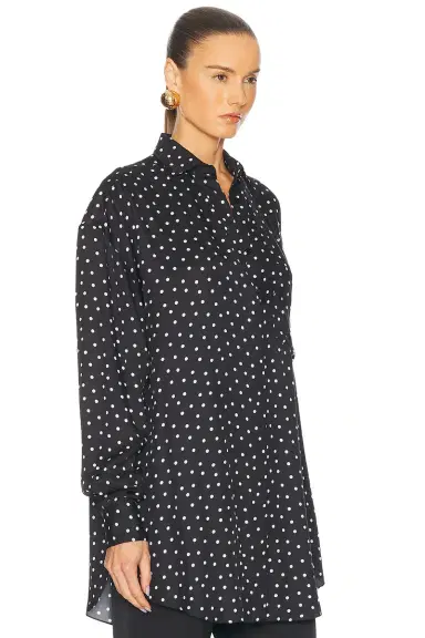 Alexandre Vauthier Polka Dot Button Down Top | Thumbnail 2 Alexandre Vauthier Polka Dot Button Down Top | Thumbnail 2