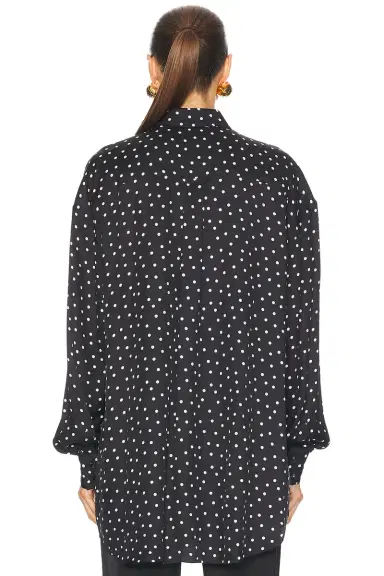 Alexandre Vauthier Polka Dot Button Down Top | Thumbnail 3 Alexandre Vauthier Polka Dot Button Down Top | Thumbnail 3