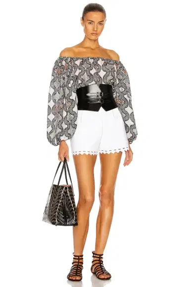 Alaïa Scalloped Edge Short | Thumbnail 4