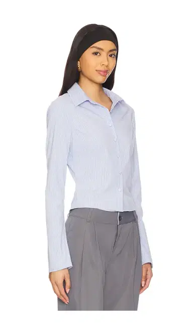 ALL THE WAYS Fiona Button Front Top | Thumbnail 2