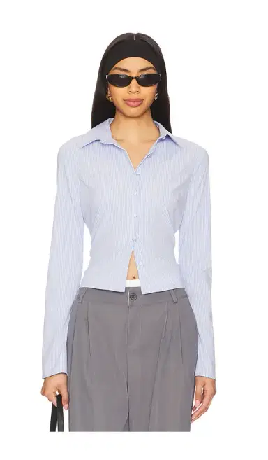 ALL THE WAYS Fiona Button Front Top | Thumbnail 1