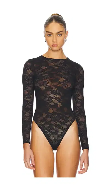 Fleur du Mal Le Stretch Long Sleeve Bodysuit | Thumbnail 2 Fleur du Mal Le Stretch Long Sleeve Bodysuit | Thumbnail 2