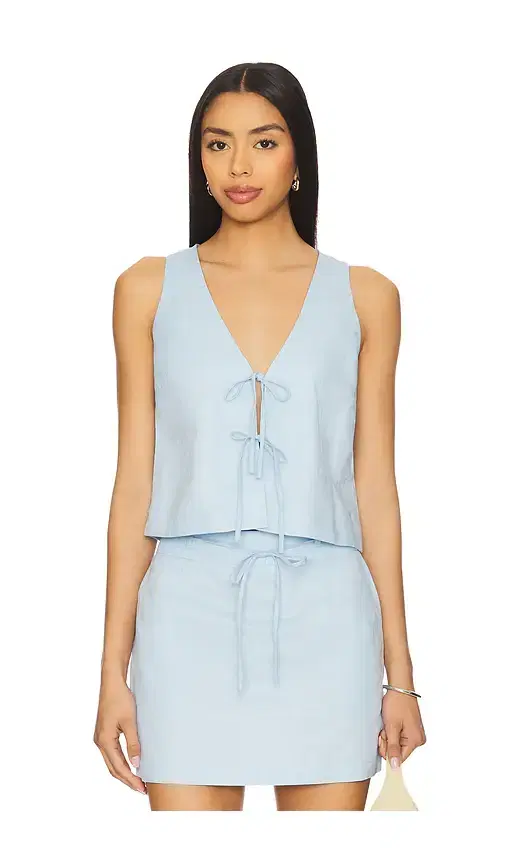 MINKPINK Pandora Tie Crop Top