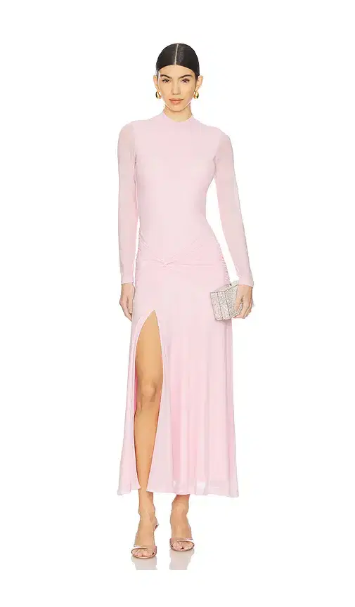 Bardot Lea Mesh Midi Dress