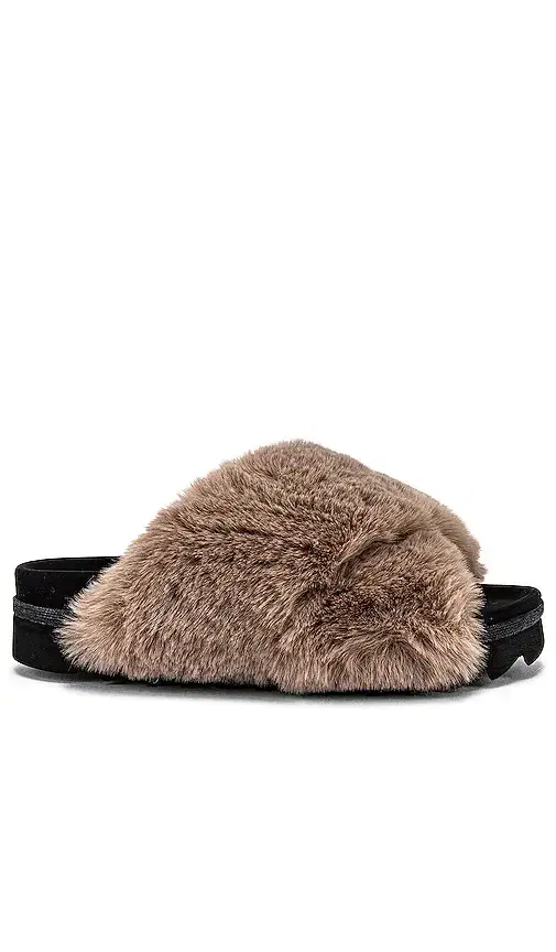 Cloud Faux Fur Slippers