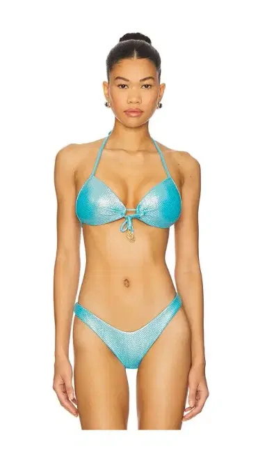 Luli Fama Luminous Molded Push Up Bikini Top | Thumbnail 1