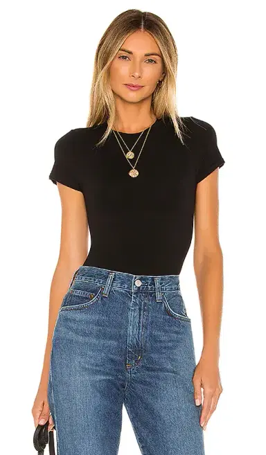 Yummie Short Sleeve Bodysuit | Thumbnail 1 Yummie Short Sleeve Bodysuit | Thumbnail 1