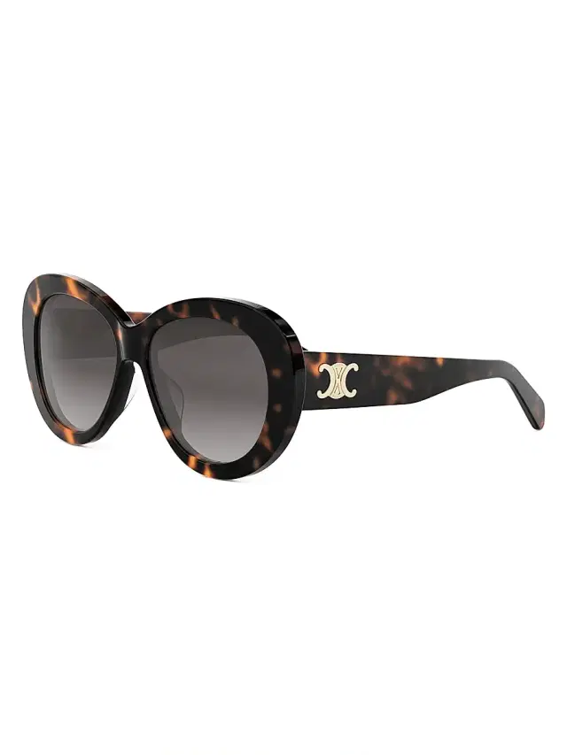CELINE Women's Triomphe 55MM Butterfly Sunglasses - Dark Havana Gradient Brown