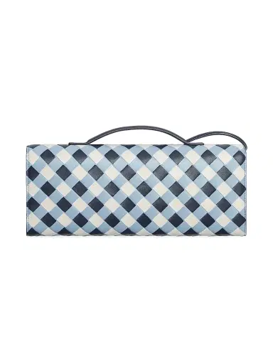 Bottega Veneta Women's Andiamo Vichy Leather Clutch | Thumbnail 5 Bottega Veneta Women's Andiamo Vichy Leather Clutch | Thumbnail 5