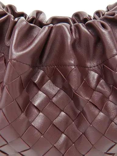 Bottega Veneta Women's Dustbag Notte Intrecciato Leather Chain Shoulder Bag | Thumbnail 5