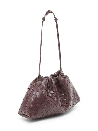 Bottega Veneta Women's Dustbag Notte Intrecciato Leather Chain Shoulder Bag | Thumbnail 8