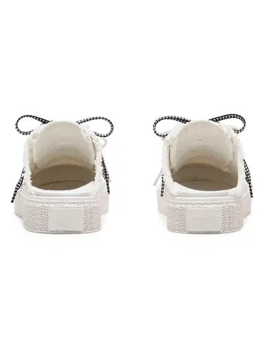 Marc Jacobs Women's The Sneaker Canvas Mules - Black | Thumbnail 11