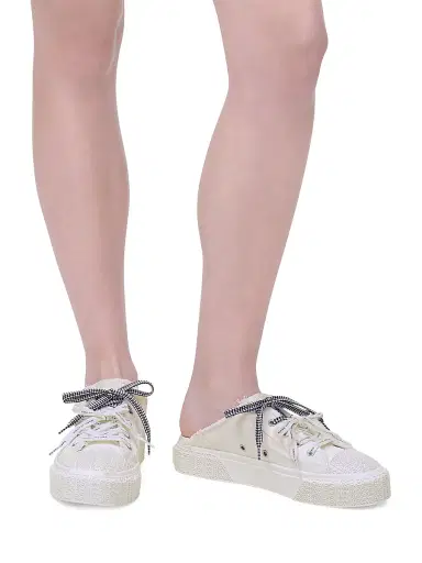 Marc Jacobs Women's The Sneaker Canvas Mules - Black | Thumbnail 15