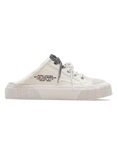 Marc Jacobs Women's The Sneaker Canvas Mules - Black | Thumbnail 9