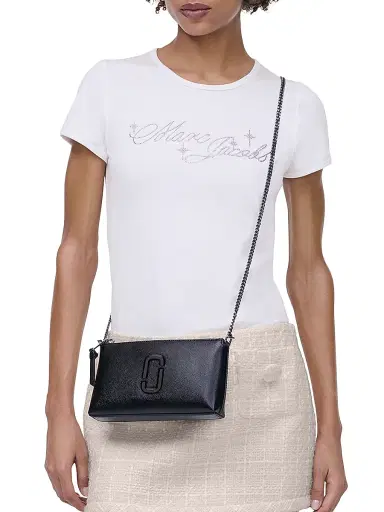 Marc Jacobs Women's The Snapshot Pochette Shoulder Bag - Black | Thumbnail 2